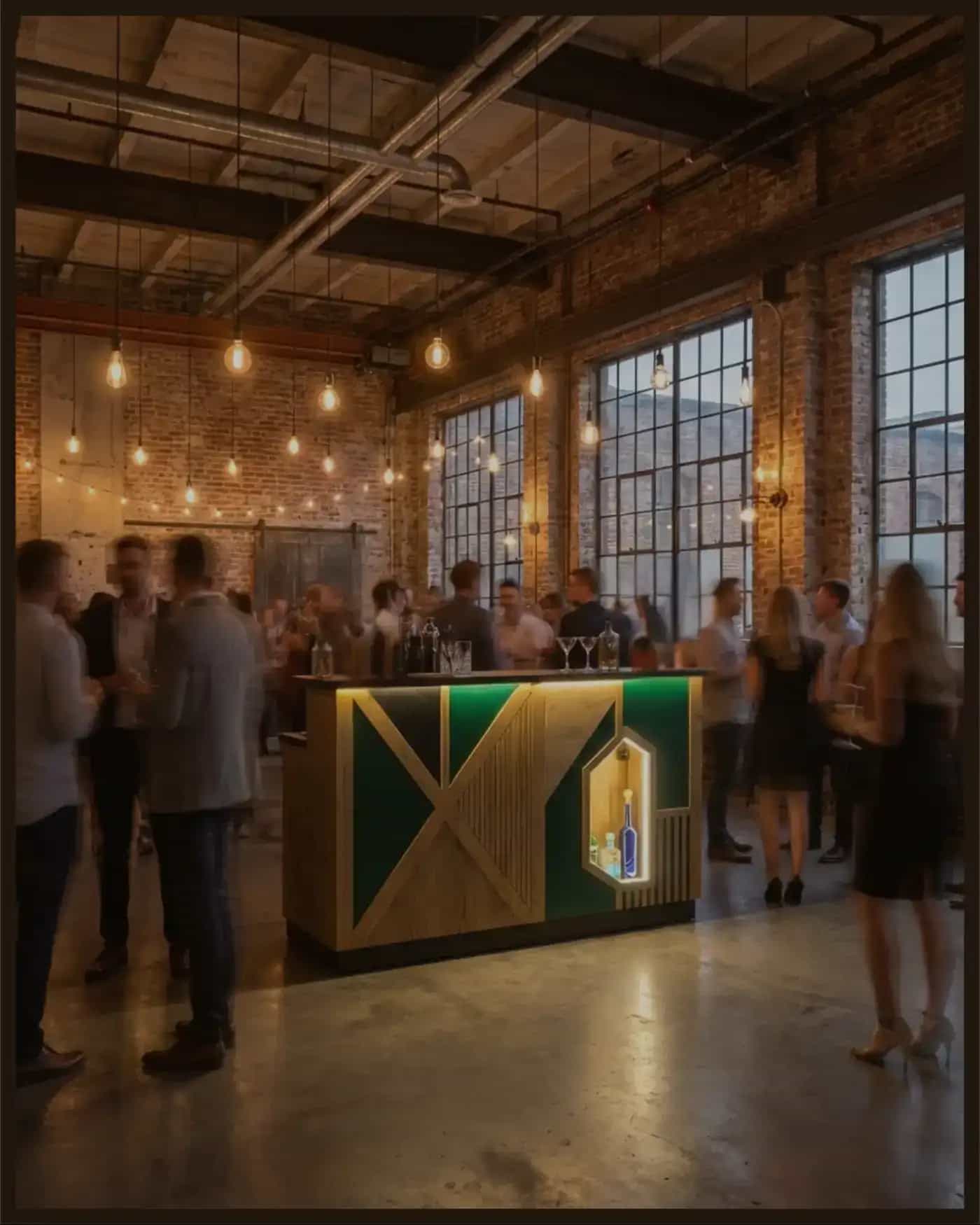 עיצוב בר אלגנטי לאירועי חברה